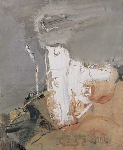 明镜 1999年作 白楼 60.5×50cm